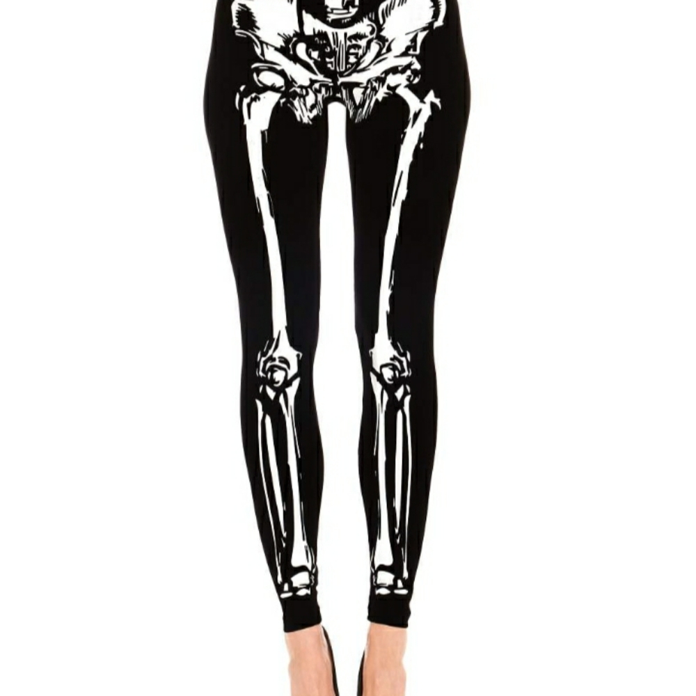 Skeleton leggings